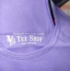 Victoria Secret size large mulberry racer back tank top new in packege